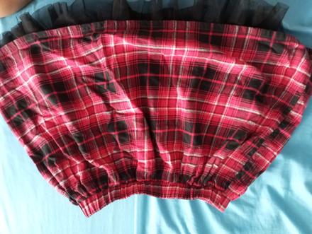 Kockovana suknička do spodnuckou, 98