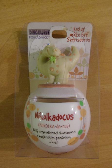 Pokladnička "šetrisaurus", 