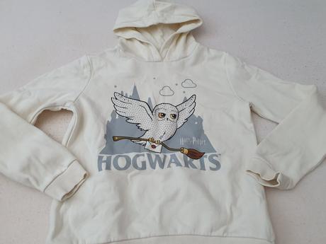 Biela mikina so sovou hedvigou (hogwarts - hp), c&a,158