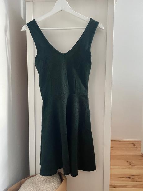 Tmavozelené šiatky topshop, topshop,34