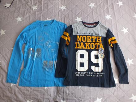 2x tričko dlhý rukáv, f&f,152