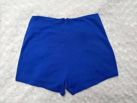 Modré látkové šortky m/38, amisu,m