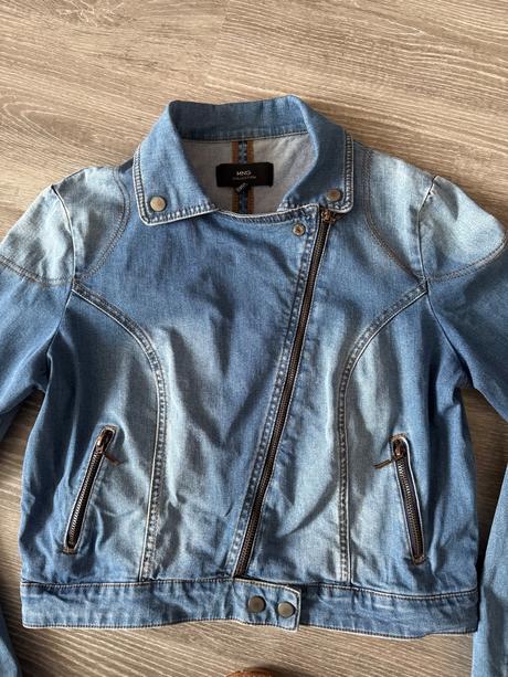 Rifľová bunda zn.mango, mango,l