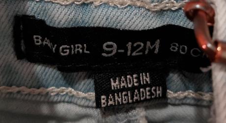 Kraťase na traky baby girl denim co 80, denim co,80