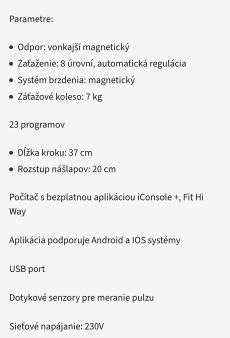 Magneticky elipticky trenazer hms,