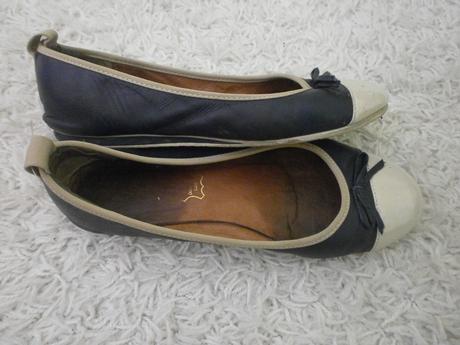 Modrobéžové balerínky  zn. baťa, baťa,37