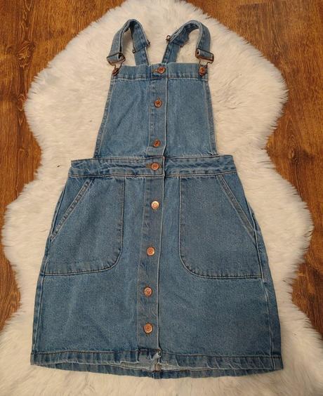 Sukňa na traky, denim,34