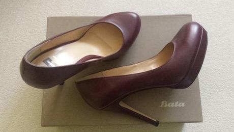 Lodičky s platformou, baťa,39