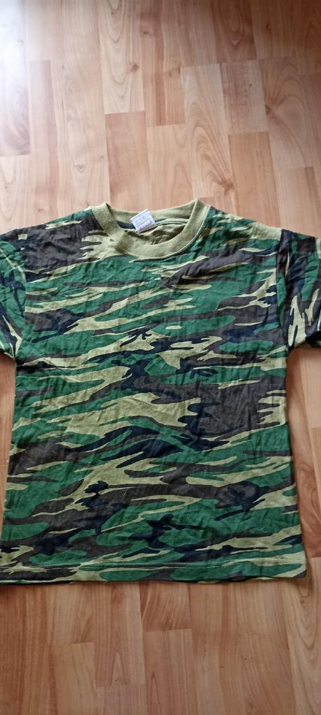 Maskáčové tričko vel. 134, 134