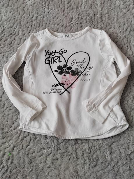 Tričko s dlhým rukávom, 4-5r, ovs,110