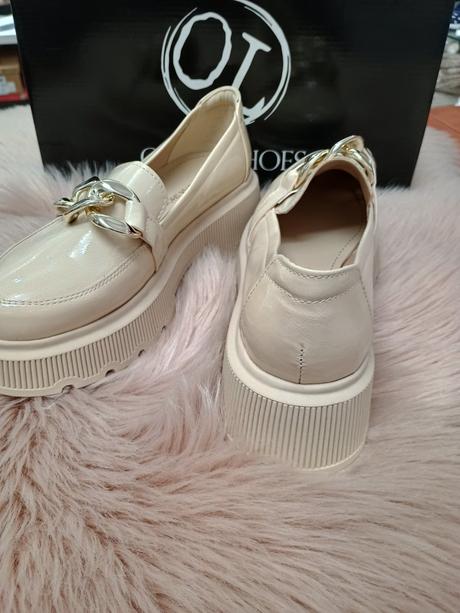 Dámske módne kožené topánky 22500266 b+z, 39 / 40