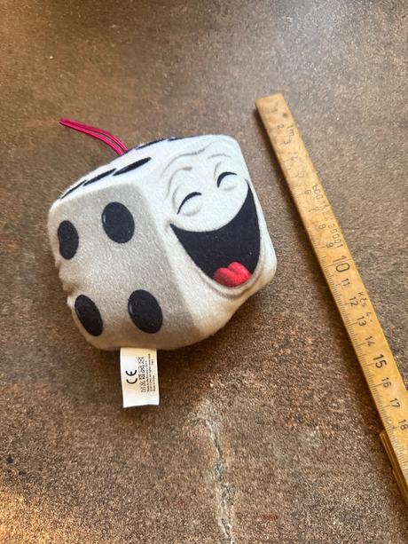 Plyšová kocka hracia kocka, 