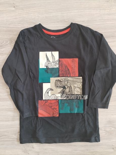 Tričká s dlhým rukávom 110/116, 110