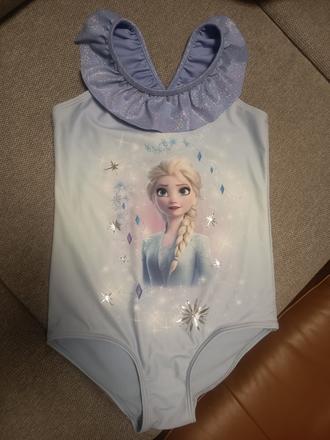 Jednodielne plavky elsa, h&m,134