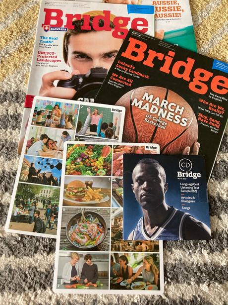 Časopis bridge, cd a karty, 