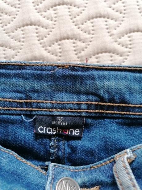 Dievčenská rifľová sukňa, crashone,146