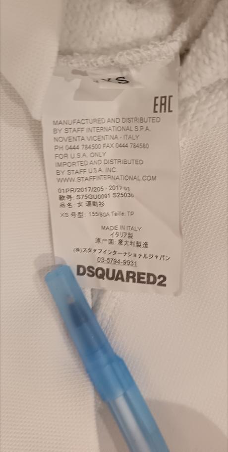 Mikina dsquared2 - orig., xs