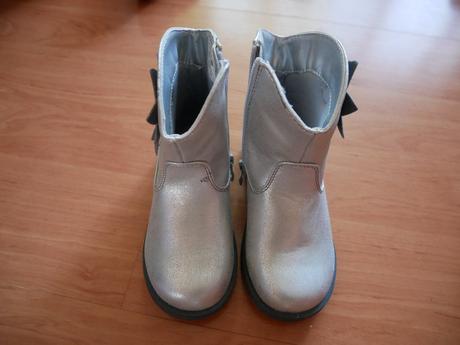 Strieborne prechodne čižmičky impidimpi, 25