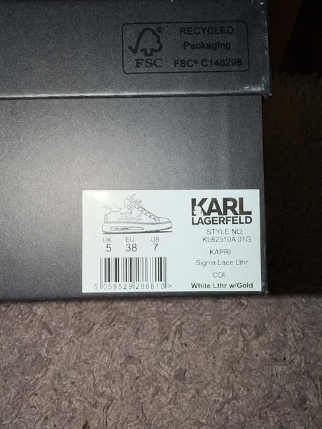 Karl lagerfeld signia lace kozene original tenisky, karl lagerfeld,38