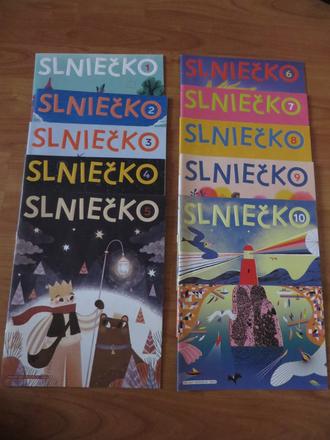 Časopis slniečko - 10 čísel, 