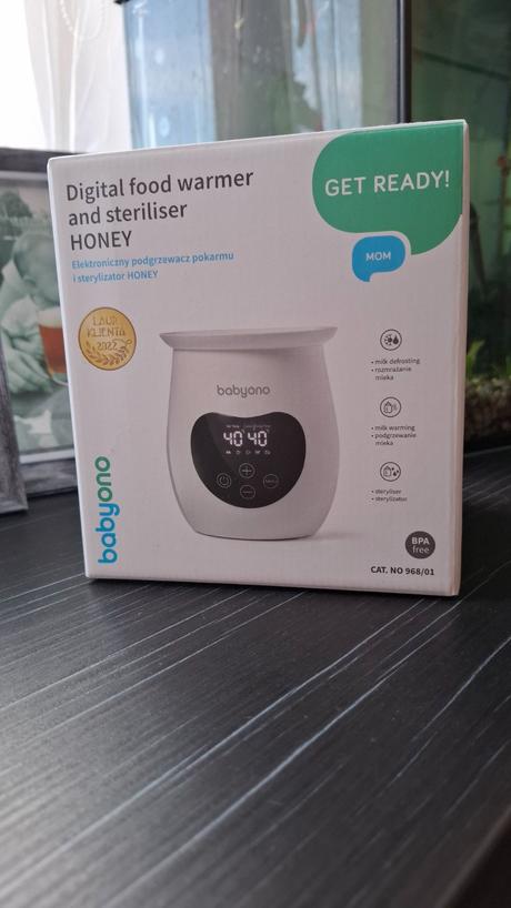 Ohrievač na fľaše a príkrmy- babyono honey, babyono