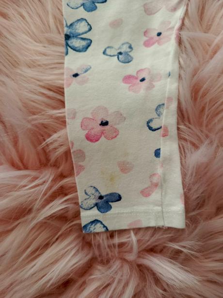 2 ks tenké riflové leginky + 1 ks gratis, h&m,80