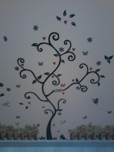 Dekoračná nálepka na stenu, 