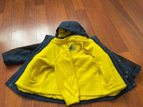 Zimná nepremokavá bunda 2v1, c&a,104