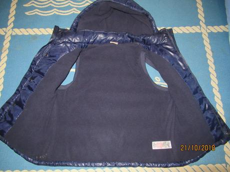 Modrá moderná lesklá vesta, cherokee,128