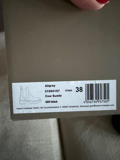 Semisove cizmy gant, gant,38