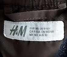Zateplená prechodná bomberka, h&m,140