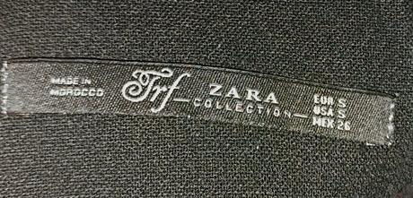 Cierne saty zara v.s, zara,s