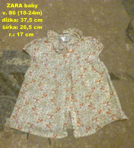 Farebná košieľka, zara,86