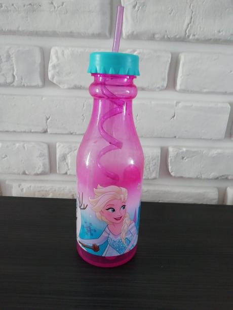 Fľaša so slamkou frozen,