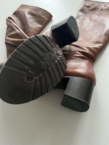 Čižmy kožené, 38