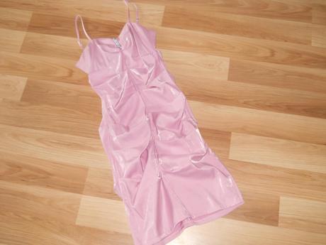 Svetloružové šaty s/36, s
