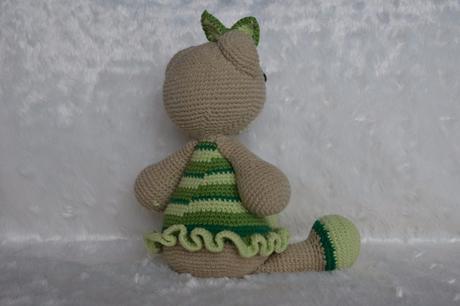 Medvedia slečna - zelené šaty, 