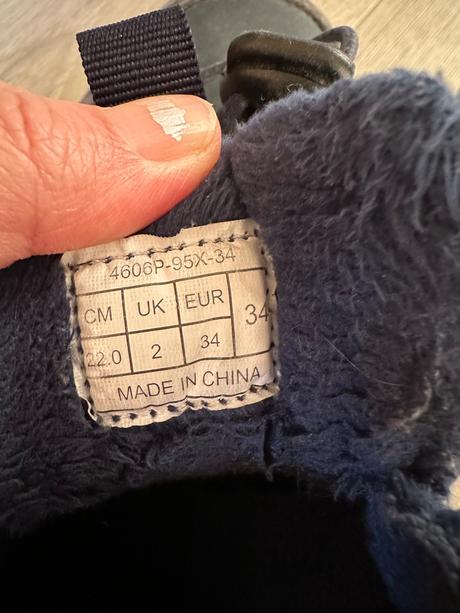 Zateplené topanky, reserved,34