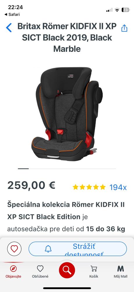 Romer autosedacka, römer