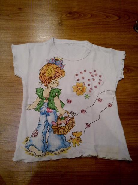 Dievčenské tričko s krátkym rukávom , 110