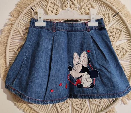 Riflová sukňa minnie mouse, disney,110