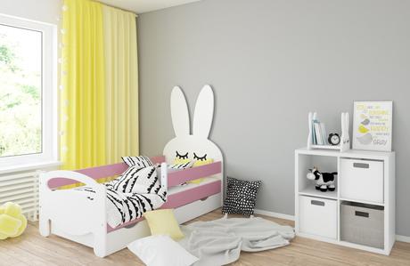 Detská posteľ zajačik,rôzne veľkosti,farby, šírka (cm): 80,dĺžka (cm): 160