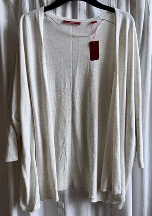 S.oliver smotanový kardigan vel.s-m-l, s.oliver,l / m / s