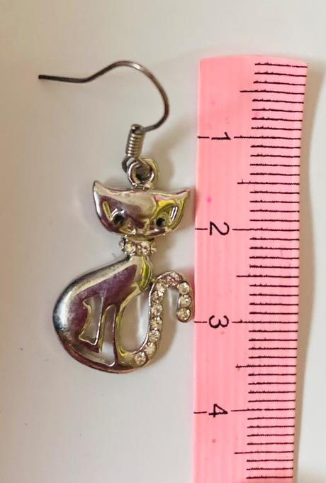 Náušnice mačička,