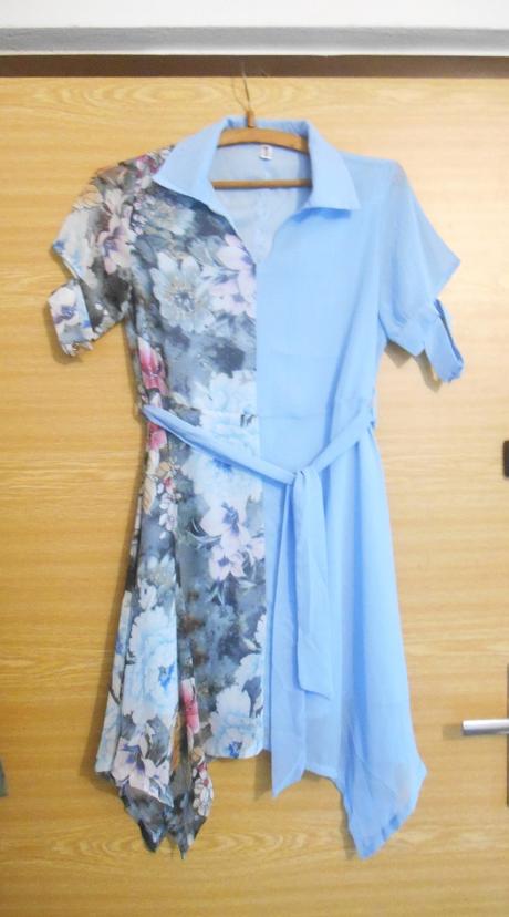 Atypické tenučké šaty veľ.l, l