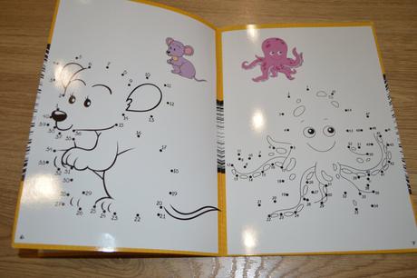 Knižka pospájaj body podľa čísel + fixka, 