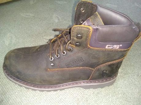 Pracovné kožené topánky, 44