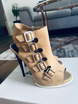 Aldo vysoké kožené sandále, 40