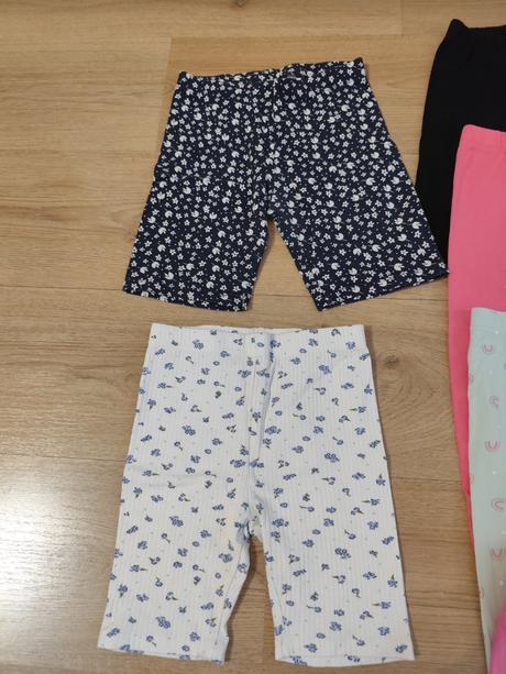 Kraťasové legíny, h&m,128