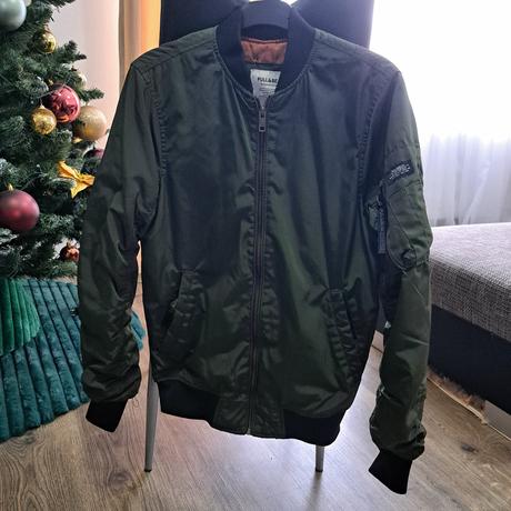 Pánska/chlapčenská prechodná bunda, pull&bear,xs